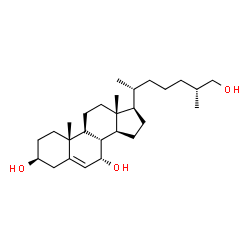 ChemSpider 2D Image | 7?,27-dihydroxycholesterol | C27H46O3