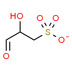 ChemSpider 2D Image | 2-Hydroxy-3-oxo-1-propanesulfonate | C3H5O5S