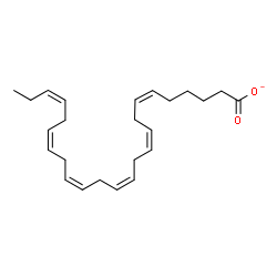 ChemSpider 2D Image | (6Z,9Z,12Z,15Z,18Z,21Z)-6,9,12,15,18,21-Tetracosahexaenoate | C24H35O2