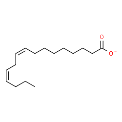 ChemSpider 2D Image | (9Z,12Z)-9,12-Hexadecadienoate | C16H27O2