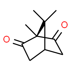 ChemSpider 2D Image | 1,7,7-Trimethylbicyclo[2.2.1]heptane-2,6-dione | C10H14O2