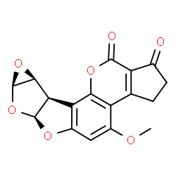 ChemSpider 2D Image | aflatoxin B1 endo-8,9-epoxide | C17H12O7