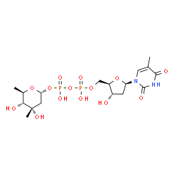 ChemSpider 2D Image | dTDP-beta-D-mycarose | C17H28N2O14P2