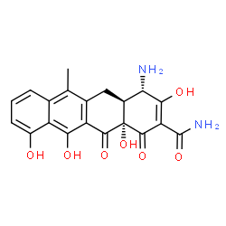 ChemSpider 2D Image | 4-amino-4-de(dimethylamino)anhydrotetracycline | C20H18N2O7