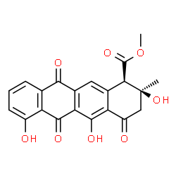ChemSpider 2D Image | NOGALAVIKETONE | C21H16O8