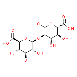ChemSpider 2D Image | 2-O-beta-D-Glucopyranuronosyl-D-glucopyranuronic acid | C12H18O13