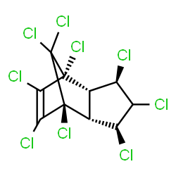 ChemSpider 2D Image | trans-nonachlor | C10H5Cl9