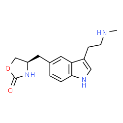 ChemSpider 2D Image | N-DesmethylZolmitriptan | C15H19N3O2