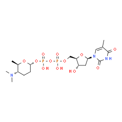 ChemSpider 2D Image | dTDP-alpha-D-forosamine | C18H31N3O12P2