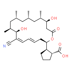 ChemSpider 2D Image | Borrelidin | C28H43NO6
