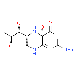 ChemSpider 2D Image | 4a-hydroxy-L-erythro-5,6,7,8-tetrahydrobiopterin | C9H15N5O4