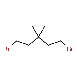 ChemSpider 2D Image | 1,1-Bis(2-bromoethyl)cyclopropane | C7H12Br2