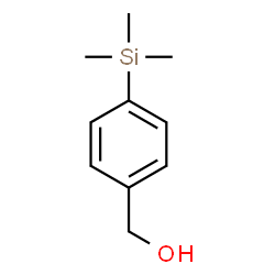 ChemSpider 2D Image | [4-(Trimethylsilyl)phenyl]methanol | C10H16OSi