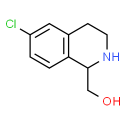 ChemSpider 2D Image | (6-Chloro-1,2,3,4-tetrahydro-1-isoquinolinyl)methanol | C10H12ClNO