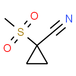 ChemSpider 2D Image | 1-(Methylsulfonyl)cyclopropanecarbonitrile | C5H7NO2S