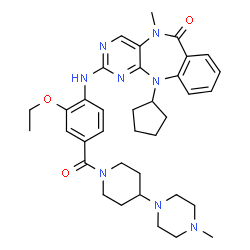 ChemSpider 2D Image | XMD17-109 | C36H46N8O3