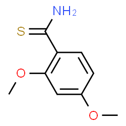 ChemSpider 2D Image | 2,4-Dimethoxybenzothioamide | C9H11NO2S