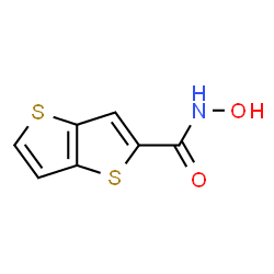 ChemSpider 2D Image | N-Hydroxythieno[3,2-b]thiophene-2-carboxamide | C7H5NO2S2