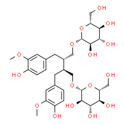 ChemSpider 2D Image | (S,S)-secoisolariciresinol diglucoside | C32H46O16