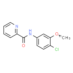 ChemSpider 2D Image | N-{4-Chloro-3-[(~11~C)methyloxy]phenyl}-2-pyridinecarboxamide | C1211CH11ClN2O2