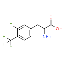 ChemSpider 2D Image | 3-Fluoro-4-(trifluoromethyl)phenylalanine | C10H9F4NO2