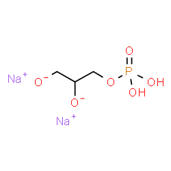 ChemSpider 2D Image | Disodium 3-(phosphonooxy)-1,2-propanediolate | C3H7Na2O6P