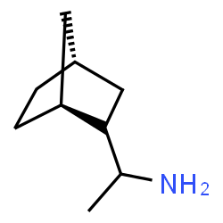 ChemSpider 2D Image | 1-[(1S,4R)-Bicyclo[2.2.1]hept-2-yl]ethanamine | C9H17N