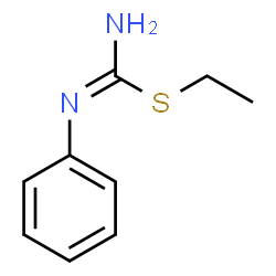 ChemSpider 2D Image | S-ETHYL-N-PHENYL-ISOTHIOUREA | C9H12N2S