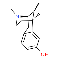 ChemSpider 2D Image | (1S,9R,13R)-1,10,13-Trimethyl-10-azatricyclo[7.3.1.0~2,7~]trideca-2,4,6-trien-4-ol | C15H21NO