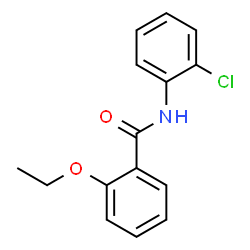 ChemSpider 2D Image | N-(2-Chlorophenyl)-2-ethoxybenzamide | C15H14ClNO2