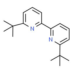 ChemSpider 2D Image | 6,6'-Bis(2-methyl-2-propanyl)-2,2'-bipyridine | C18H24N2
