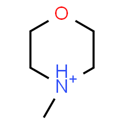 ChemSpider 2D Image | 4-Methylmorpholin-4-ium | C5H12NO