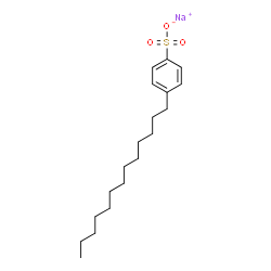 ChemSpider 2D Image | Sodium 4-tridecylbenzenesulfonate | C19H31NaO3S