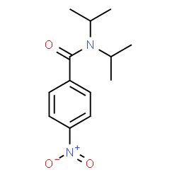 ChemSpider 2D Image | N,N-Diisopropyl-4-nitrobenzamide | C13H18N2O3