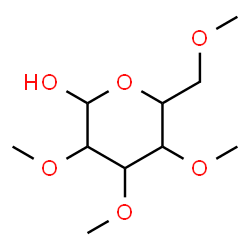 ChemSpider 2D Image | 2,3,4,6-Tetra-O-methylhexopyranose | C10H20O6