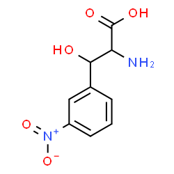 ChemSpider 2D Image | beta-Hydroxy-3-nitrophenylalanine | C9H10N2O5
