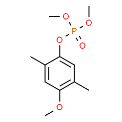 ChemSpider 2D Image | 4-Methoxy-2,5-dimethylphenyl dimethyl phosphate | C11H17O5P