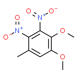 ChemSpider 2D Image | 1,2-Dimethoxy-5-methyl-3,4-dinitrobenzene | C9H10N2O6