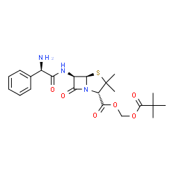 ChemSpider 2D Image | Pivampicillin | C22H29N3O6S