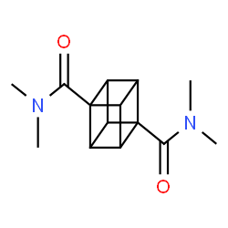 ChemSpider 2D Image | N,N,N',N'-Tetramethyl-1,4-cubanedicarboxamide | C14H18N2O2
