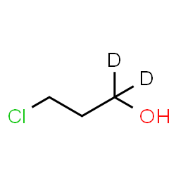 ChemSpider 2D Image | 3-Chloro-1-(1,1-~2~H_2_)propanol | C3H5D2ClO