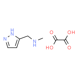 ChemSpider 2D Image | N-Methyl-1-(1H-pyrazol-5-yl)methanamine ethanedioate (1:1) | C7H11N3O4