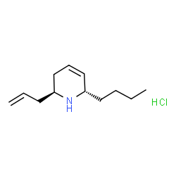 ChemSpider 2D Image | (2S,6S)-2-Allyl-6-butyl-1,2,3,6-tetrahydropyridine hydrochloride (1:1) | C12H22ClN