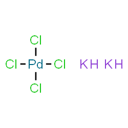 ChemSpider 2D Image | Potassium - tetrachloropalladium (2:1) | Cl4K2Pd