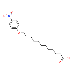 ChemSpider 2D Image | 12-(4-Nitrophenoxy)dodecanoic acid | C18H27NO5