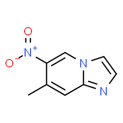 ChemSpider 2D Image | 7-Methyl-6-nitroimidazo[1,2-a]pyridine | C8H7N3O2