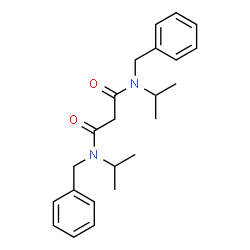 ChemSpider 2D Image | N,N'-Dibenzyl-N,N'-diisopropylmalonamide | C23H30N2O2