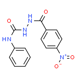 ChemSpider 2D Image | 2-(4-Nitrobenzoyl)-N-phenylhydrazinecarboxamide | C14H12N4O4