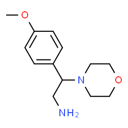 ChemSpider 2D Image | Î²-(4-Methoxyphenyl)-4-morpholineethanamine | C13H20N2O2