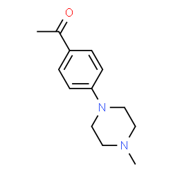 ChemSpider 2D Image | 4-(4-Methylpiperazino)acetophenone | C13H18N2O